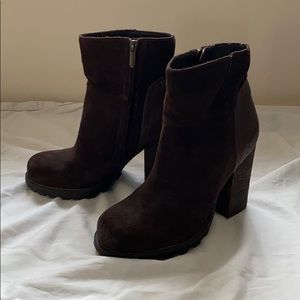 Sam Edelman Franklin Boot, Chocolate Brown Sz 9ish